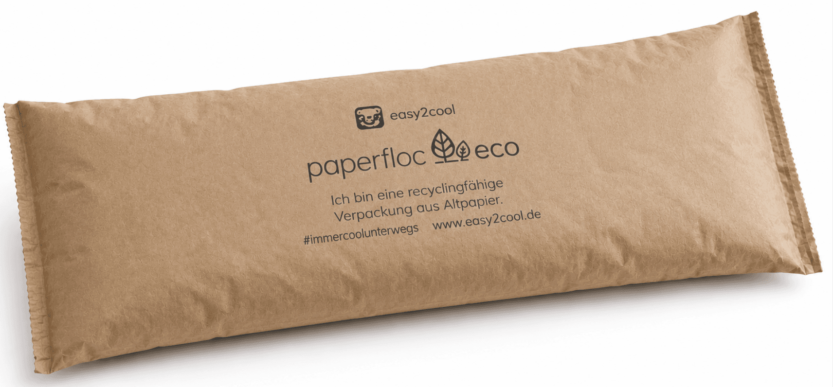 paperfloc eco Pouch – recyclingfähige Isolierverpackung aus Altpapier von easy2cool